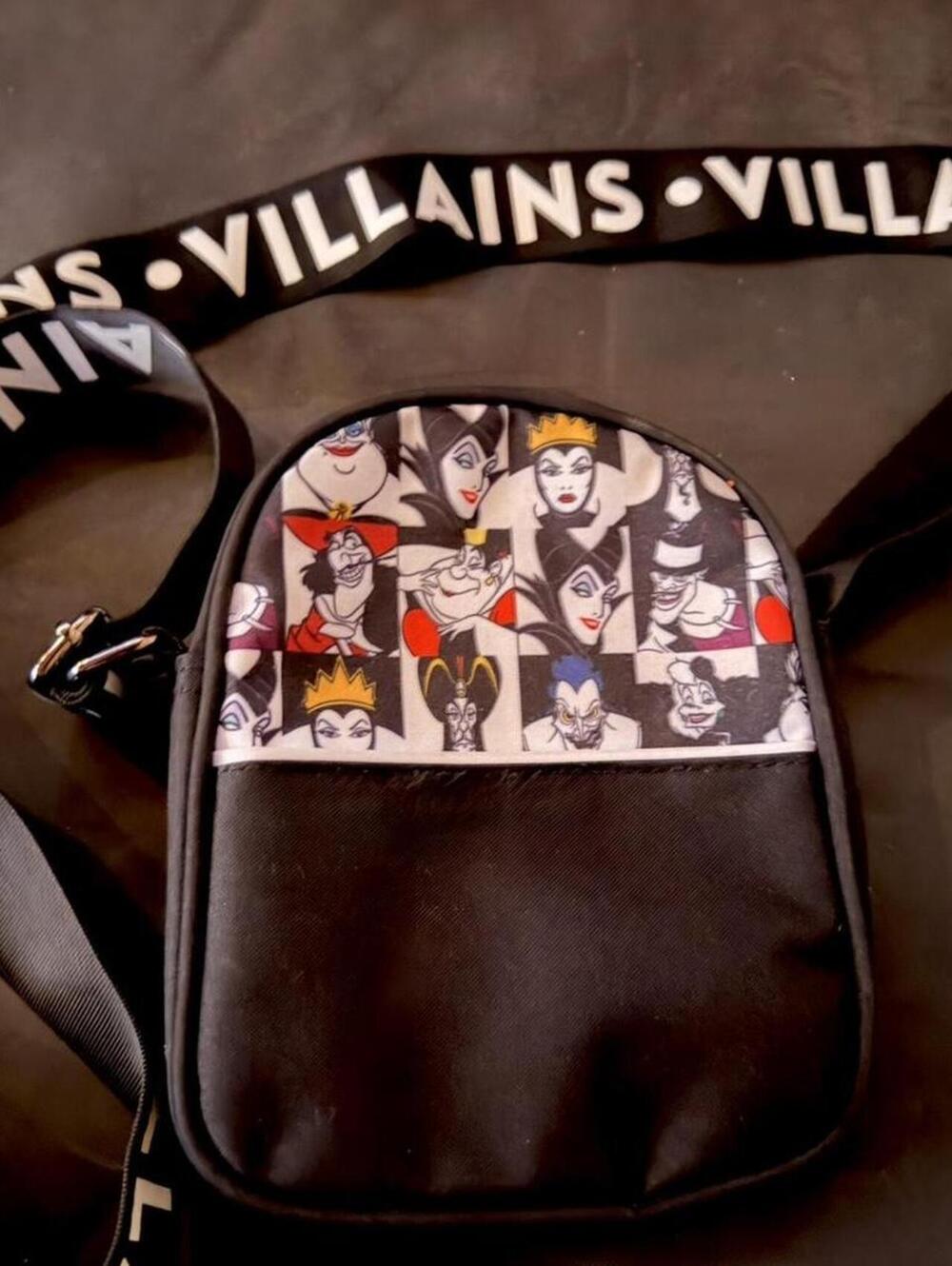 Disney Villains Black Crossbody Bag Y2K Style Women's Accessory